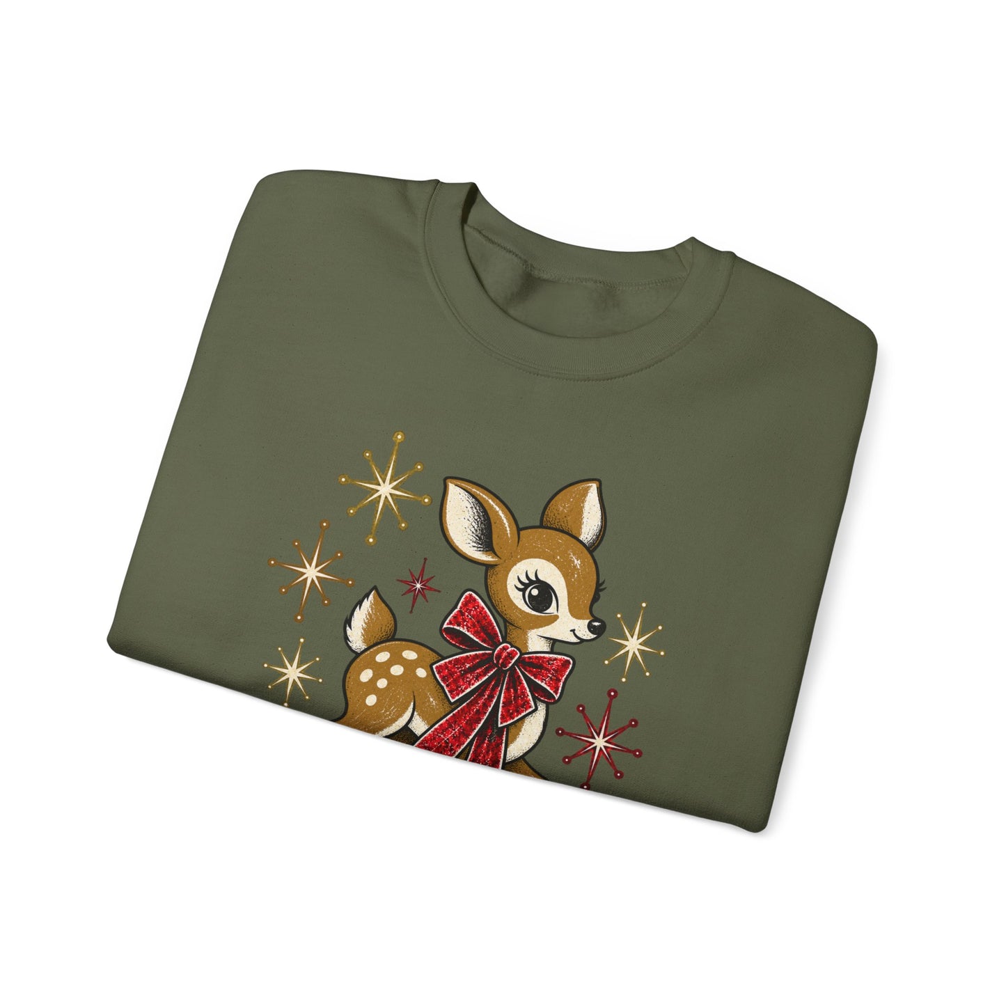 Vintage Deer Christmas Sweatshirt