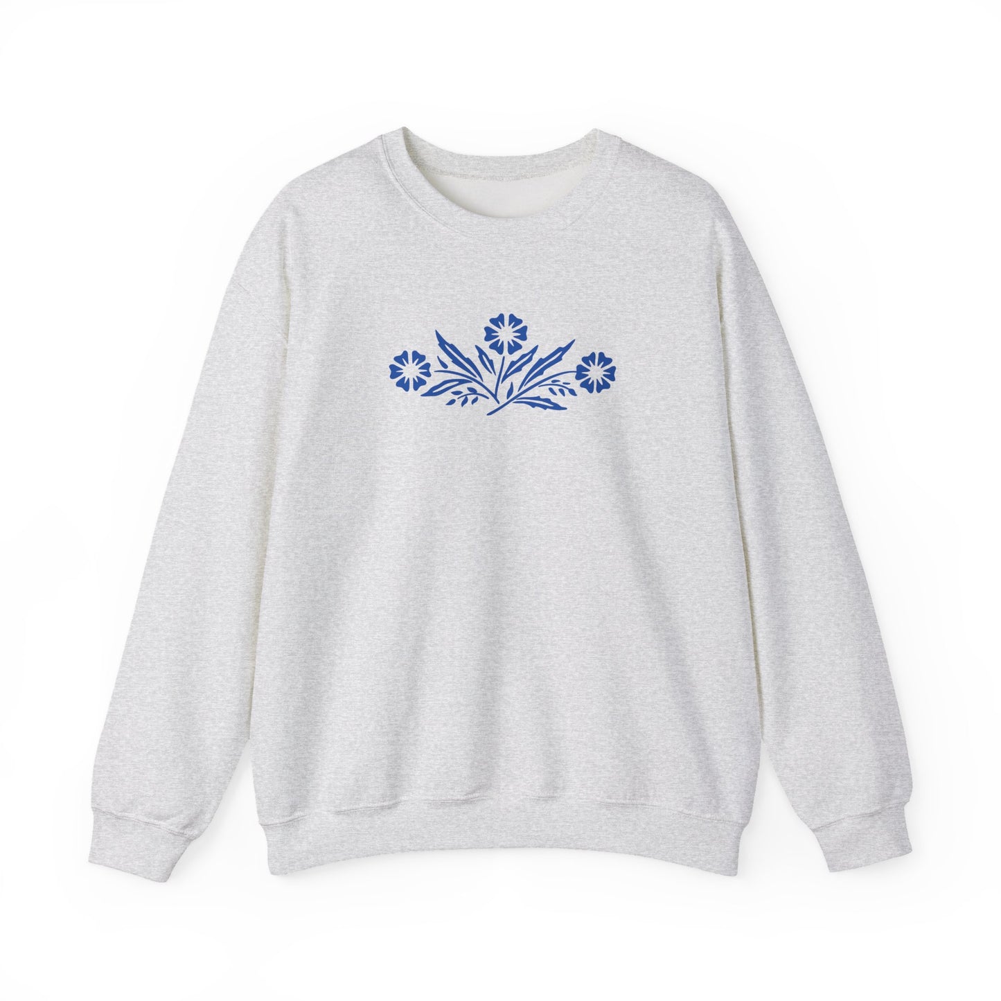 Floral Bluefolk Crewneck