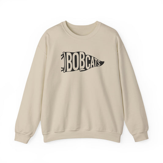 Bobcats Pennant Crewneck