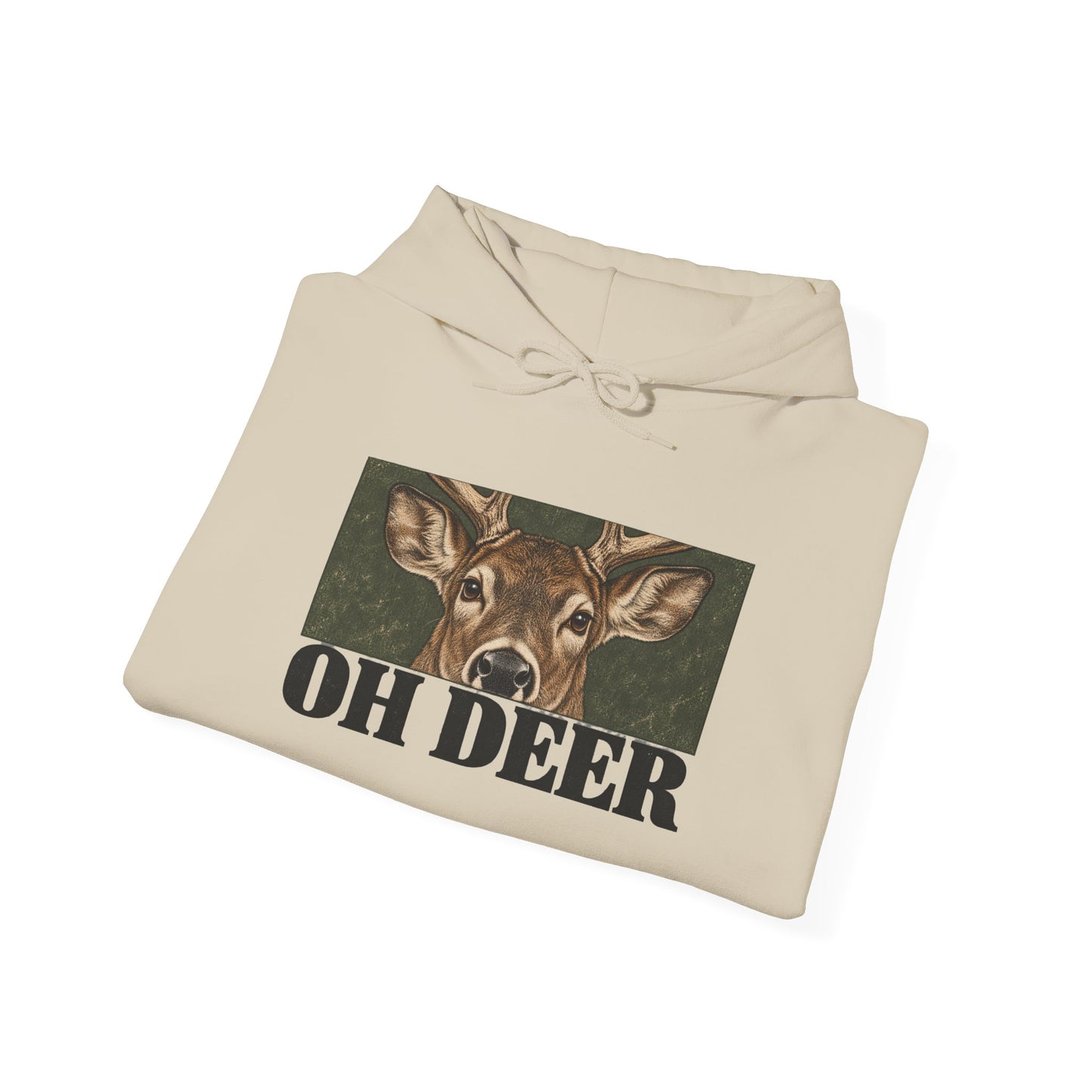 Oh Deer Hoodie | Vintage-Inspired Deer Graphic Sweatshirt