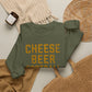 Cheese Beer Football Crewneck