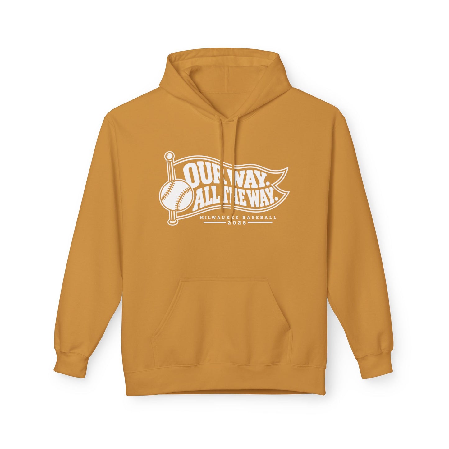 Our Way All the Way Milwaukee Baseball Hoodie | Retro Wisconsin Baseball Sweatshirt