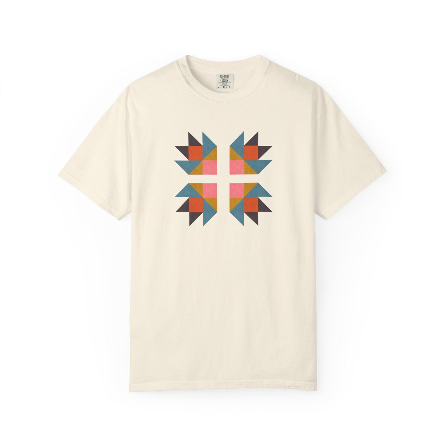Geometric Quilt Block Tee