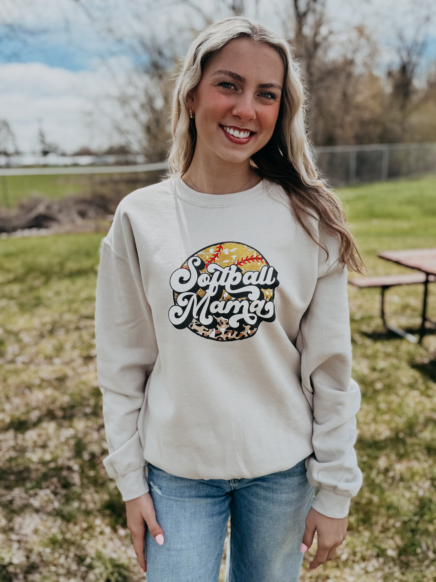 Softball Mama Crewneck