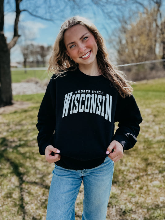 Wisconsin Badger State Crewneck