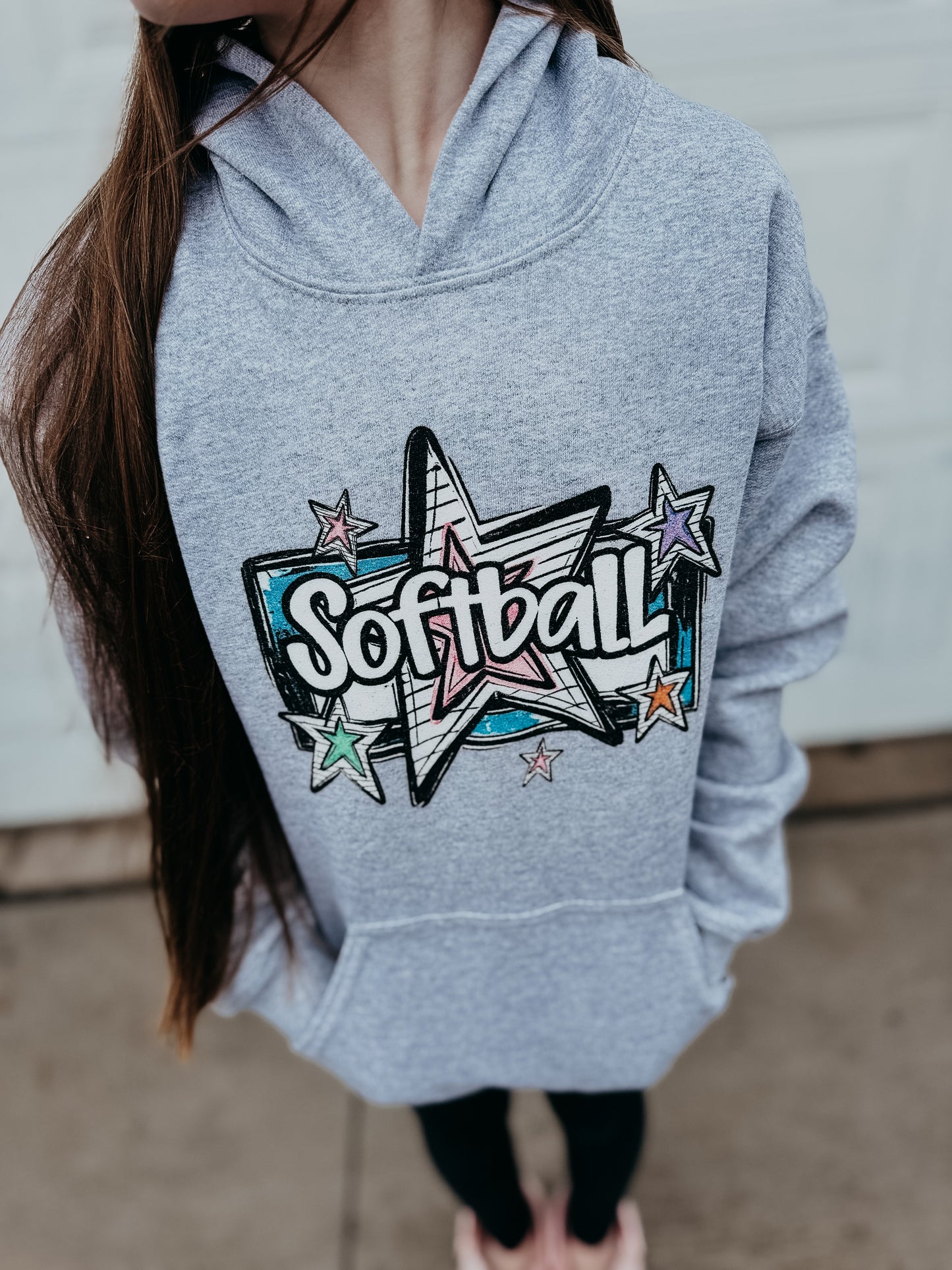 Softball Star Youth Hoodie