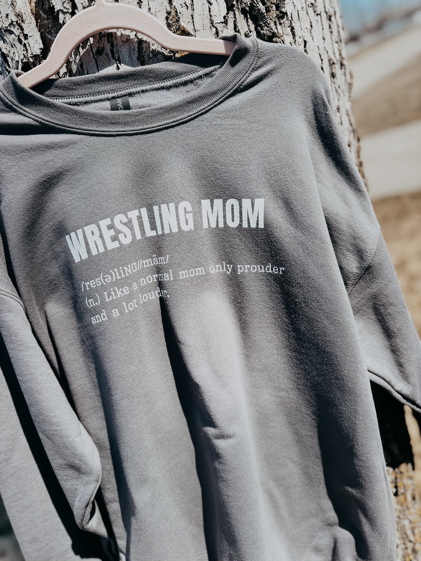 Wrestling Mom Definition Crewneck - Multiple Colors