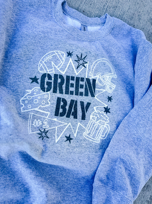 Green Bay Doodle Crewneck