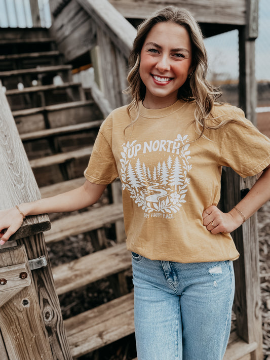Up North is my Happy Place Tee
