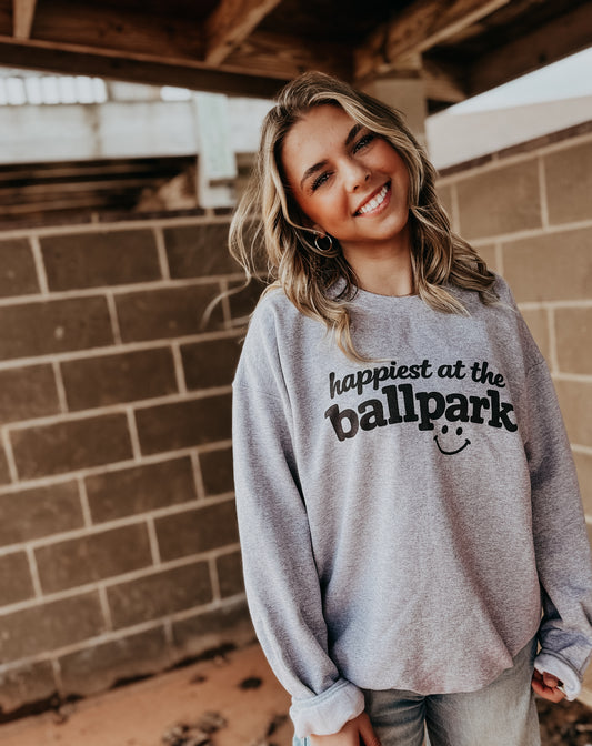 Happiest at the Ballpark Crewneck