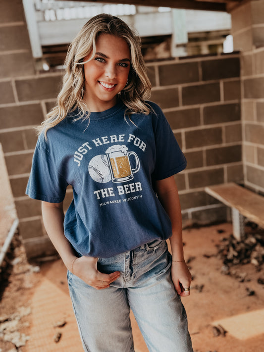 Just Here for the Beer Milwaukee Tee