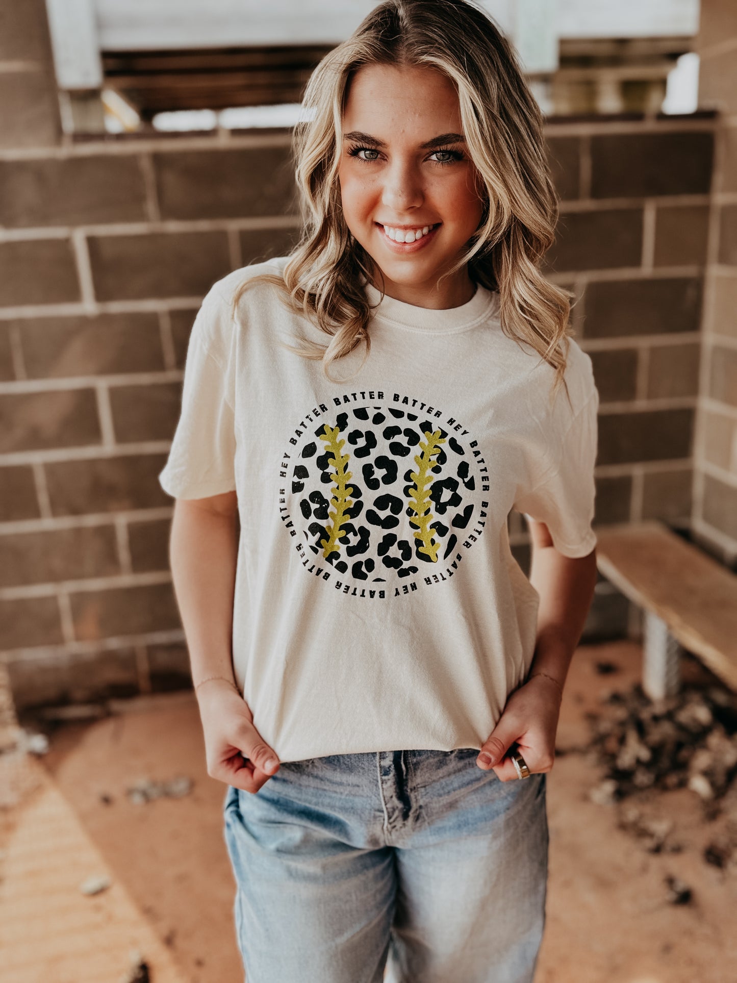 Hey Batter Softball Tee