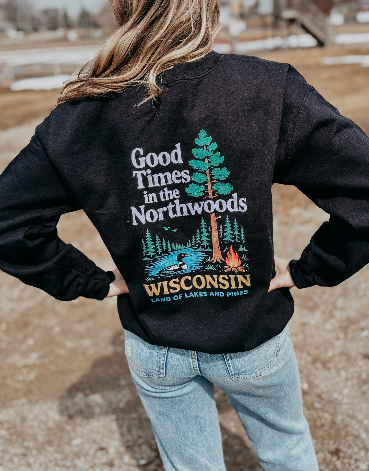 Wisconsin Northwoods Crewneck