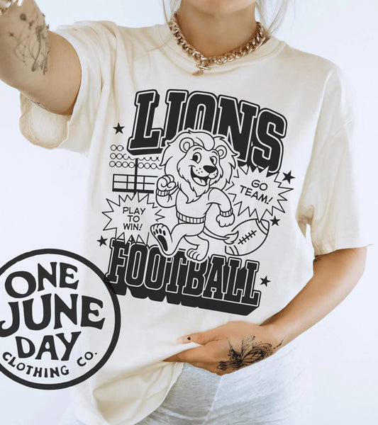 Digital Download - Lions Football PNG