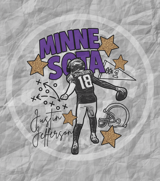 Digital Download - Minnesota Jefferson Cartoon Style PNG