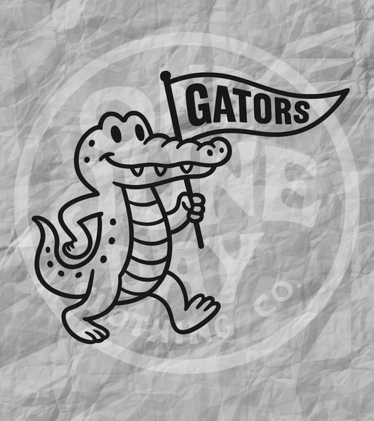 Digital Download - Gators Pennant Mascot PNG