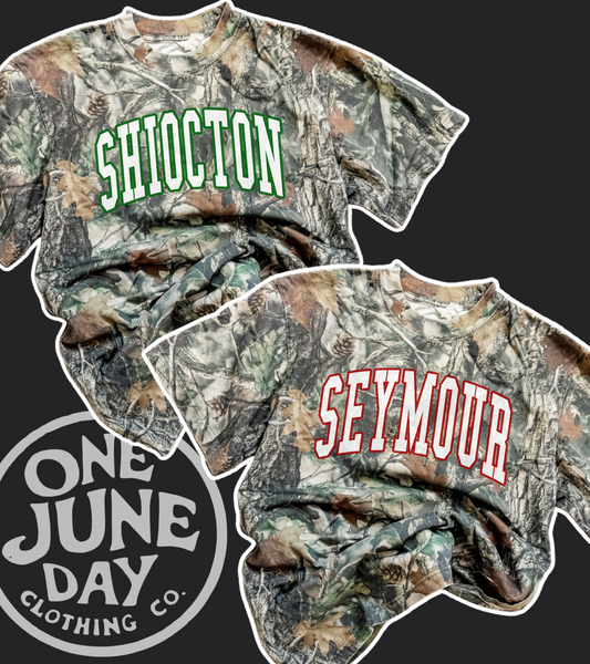 Limited Edition Camo School Spirit Tee