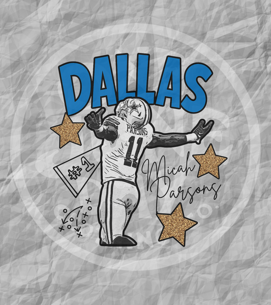 Digital Download - Dallas Parsons Cartoon Style PNG