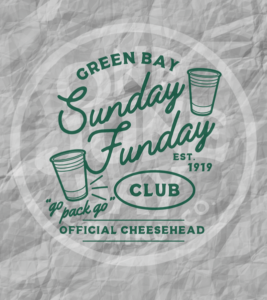 Digital Download - Green Bay Sunday Funday PNG